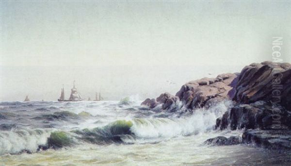 Marine Med Fiskekuttere Ud For Kullen - view 1