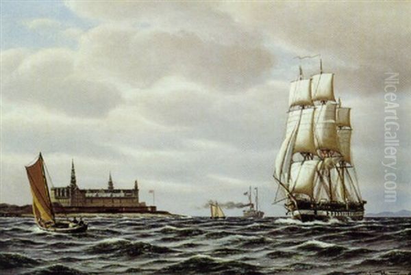 Skibe Ud For Kronborg - view 1