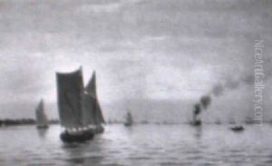 Fladeparade I Sundet by Johan Jens Neumann