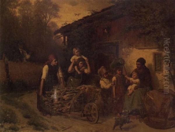 The Woodcutter's Return - view 1