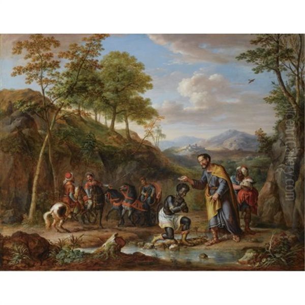 The Baptism Of The Eunuch - view 1