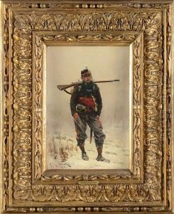 Garde Mobile En 1870 by Alphonse Marie de Neuville