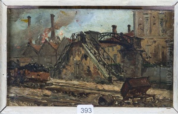La Passerelle De La Gare De Styring - view 1