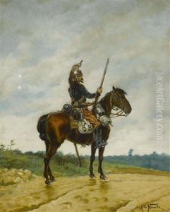 French Cavalier by Alphonse Marie de Neuville