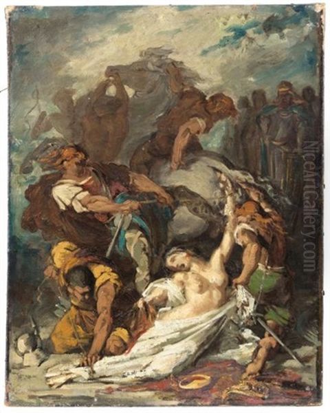 L'execution De Brunehaut, Reine De France - view 1
