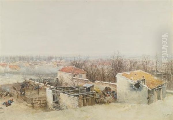 Champigny (study For The Panorama Of The Battle Of Champigny) - view 1