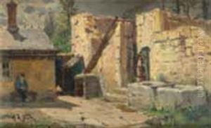 Montfaucon, Village Pres De Besancon by Alphonse Marie de Neuville