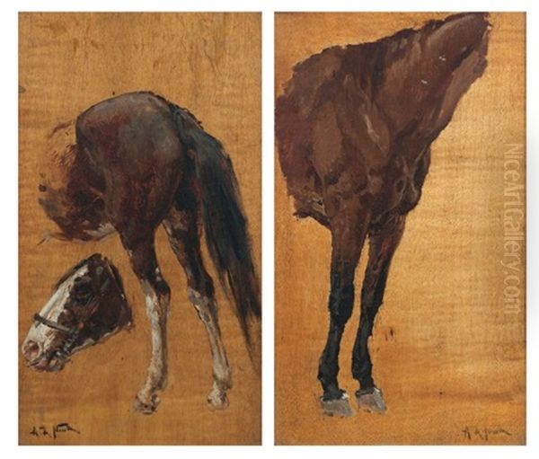 Chevaux (study; Pair) - view 1