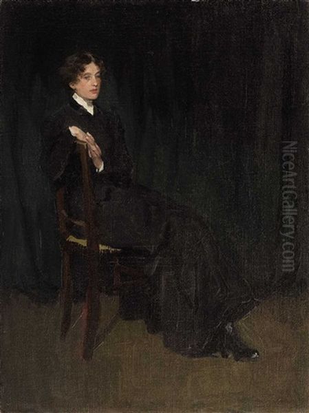 Portrait Of A Sitting Lady - view 1