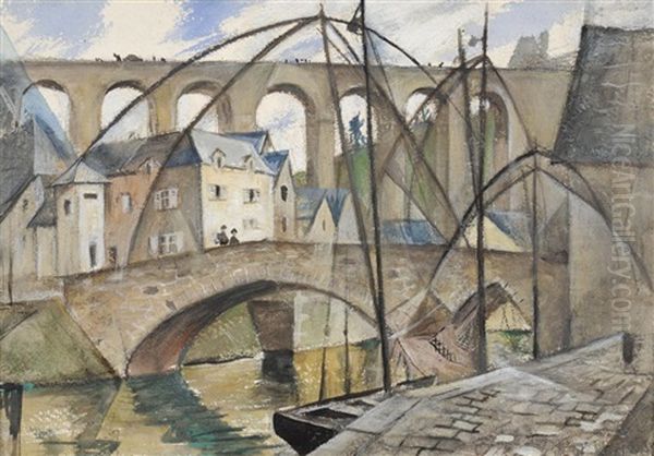 Eel Boats, Dinan - view 1