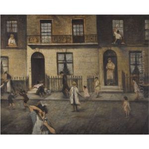 Any London Street by Christopher R. Wynne Nevinson