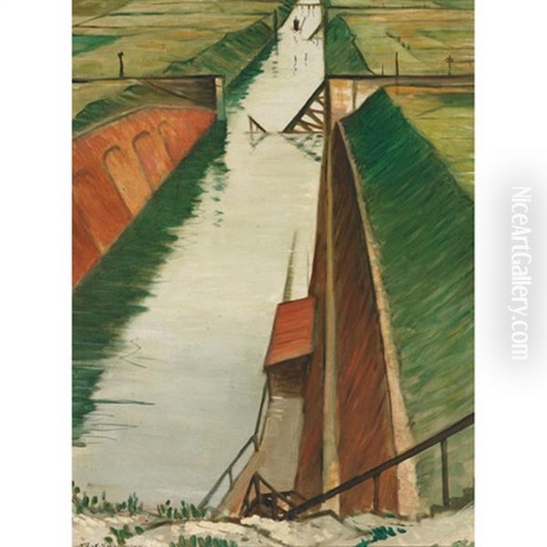 Canal And Fields - view 1