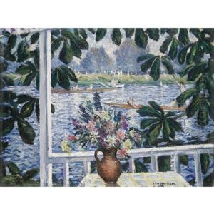 Boating On The Thames by Christopher R. Wynne Nevinson
