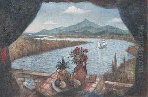 Exotic (+ Another, C.1919, Verso) by Christopher R. Wynne Nevinson