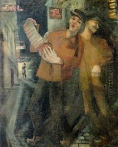Buskers by Christopher R. Wynne Nevinson