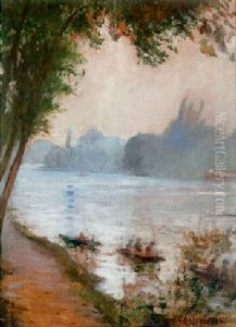 Fishermen On The Seine