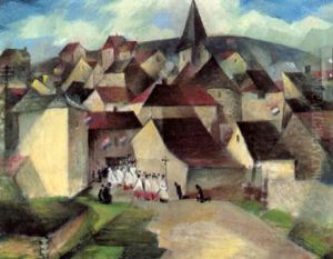 A Village Procession, France