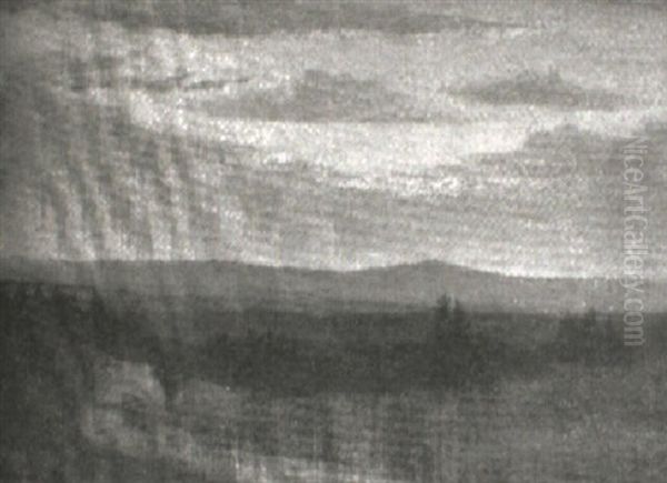 Dawn Over A Mountainous Landscape - view 1