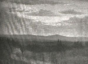 Dawn Over A Mountainous Landscape Dawn Over A Mountainous Landscape