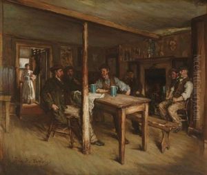 In The Tavern by Francis Henry Newbery