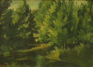 Landscape by Albert Ernest Newbury