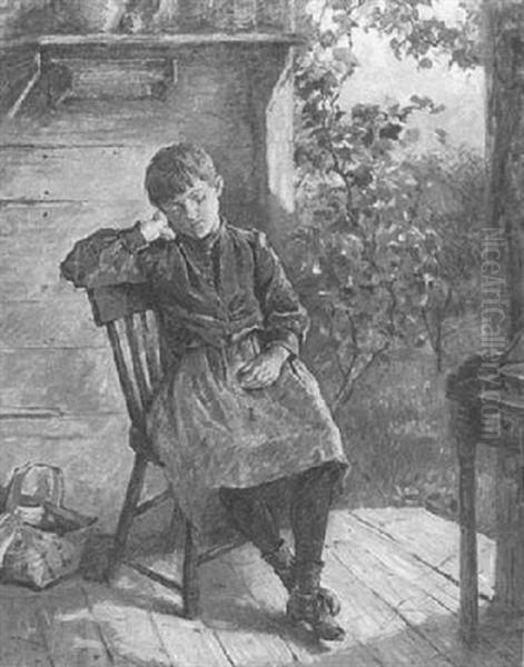 Boy Resting - view 1