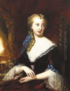 Rich And Rare Were The Gems She Wore - Portrait Of A Lady by Frederick Newenham
