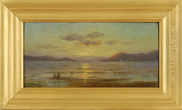 Sunset Over San Francisco Harbor - view 1