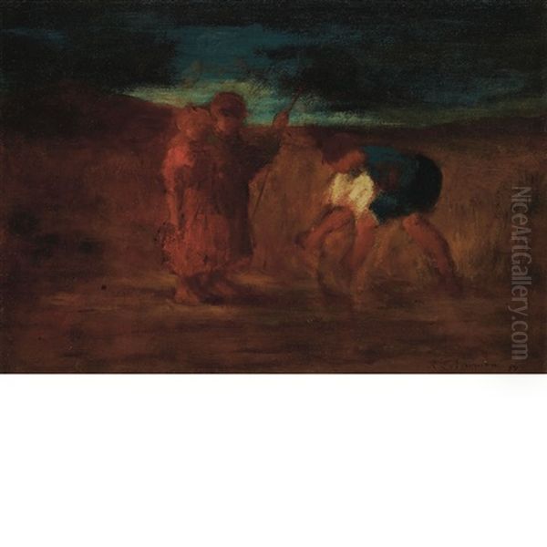 Harvest Time by Robert Loftin Newman