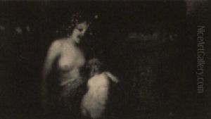Allegorical Venus And Cupid by Robert Loftin Newman