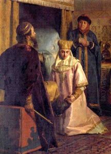 Reception Of The Bride by Nikolaj Wassilijewitsch Newreff