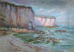 French Coastal Scene by Richard Newton II