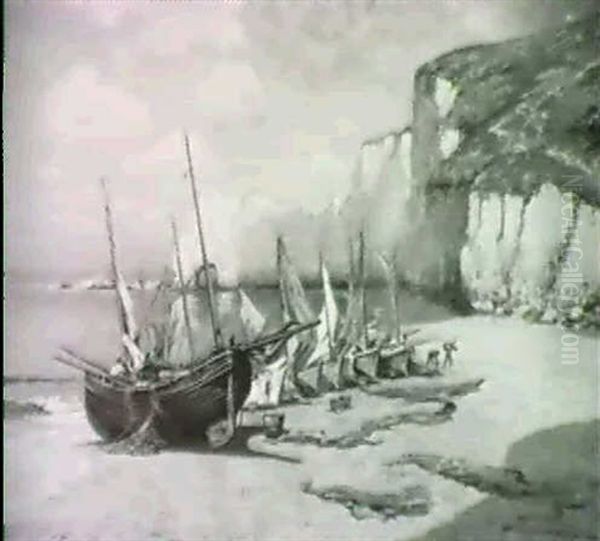 Fishing Boats At Shore - view 1