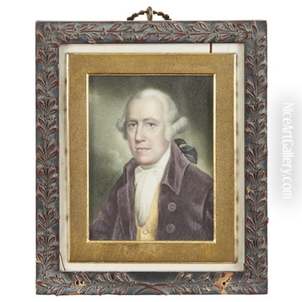 Portrait Miniature Of James Rivington - view 1