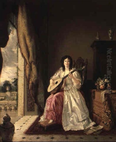 The Lute Player - view 1