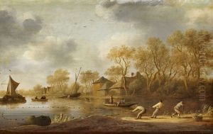 Landscape With Fishers by Pieter de Neyn