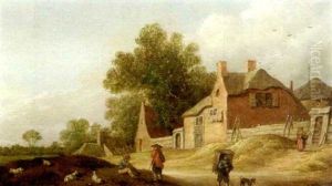 Dunenlandschaft Mit Bauernhausern by Pieter de Neyn