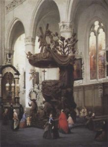 Notre-dame De La Chapelle A Bruxelles by Bernard Neyt