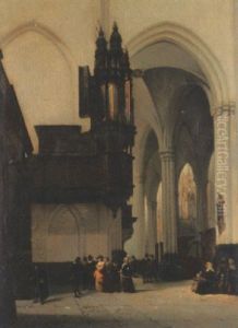 Kircheninterieur by Bernard Neyt