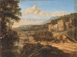 Landschaft Mit Burganlage by Gillis Neyts