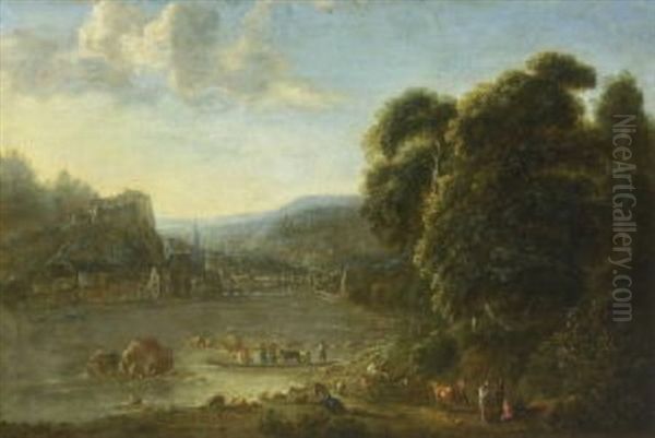 Blick Auf Dinant An Der Maas - view 1