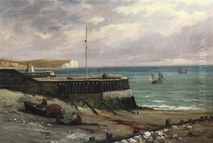 Newhaven Pier And Seaford Bay, The Proposed Site For A Harbour Of Refuge