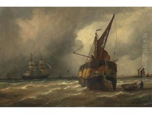 The Hay Barge by Richard Henry Nibbs