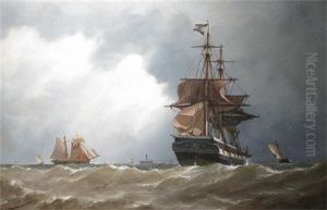 Sailing Ships At Sea Sailing Ships At Sea