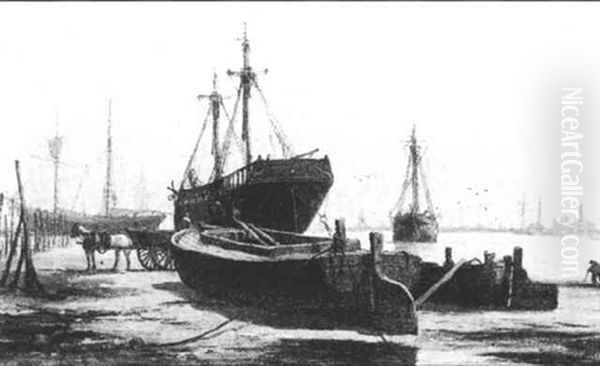 Harbor At Low Tide - view 1