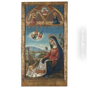 The Madonna And Child by Niccolo Alunno da Foligno