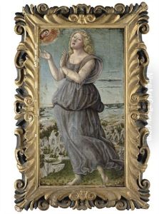 An Allegory Of Faith Receiving A Vision Of The Madonna by Andrea di Niccolo