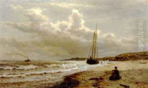 Stranded Schooner, Gloucester, Ma