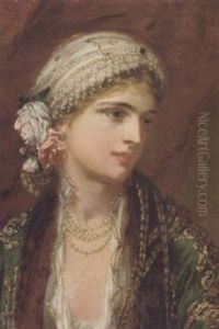 Portrait Of A Lady by Charles Wynne Nicholls