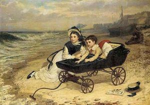 What Are The Wild Waves Saying? by Charles Wynne Nicholls